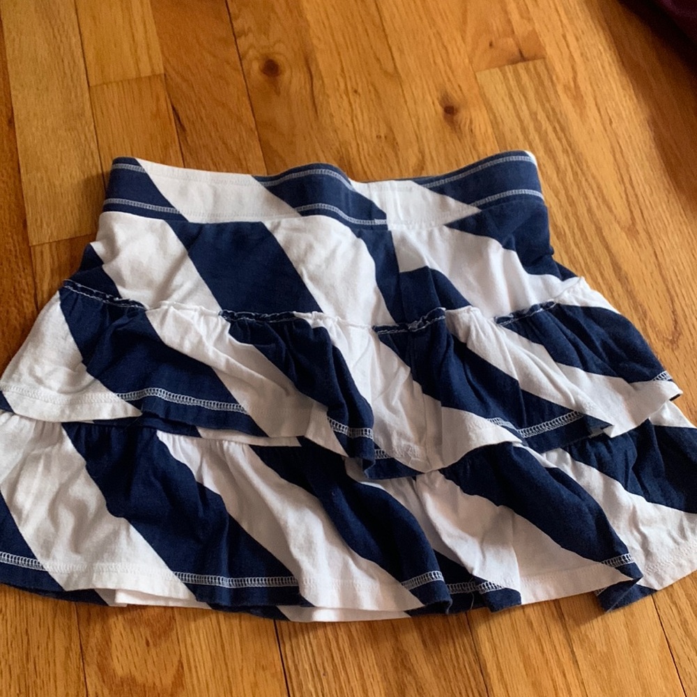stripe mini skirt